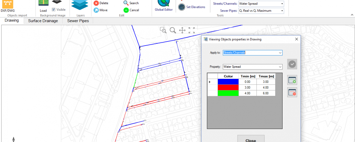 Sewer network design software