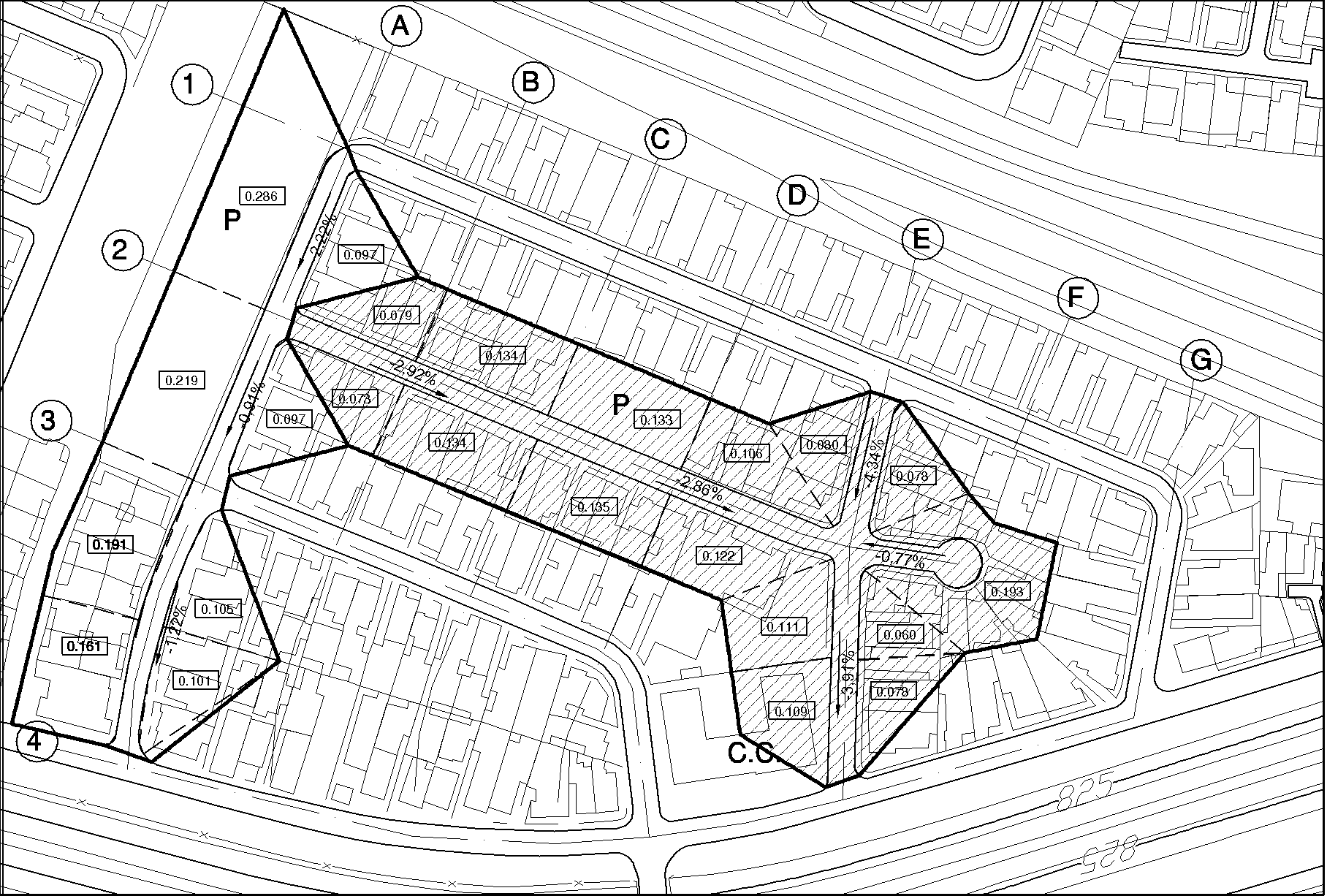 Planta-Sector-para-Drenaje-Urbano Planta-Sector-para-Drenaje-Urbano