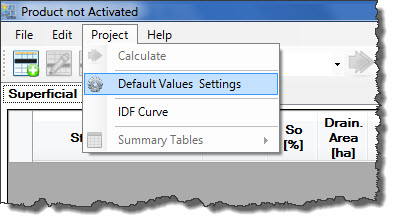 Default-values-settings-menu-for-stormwater-design Default-values-settings-menu-for-stormwater-design