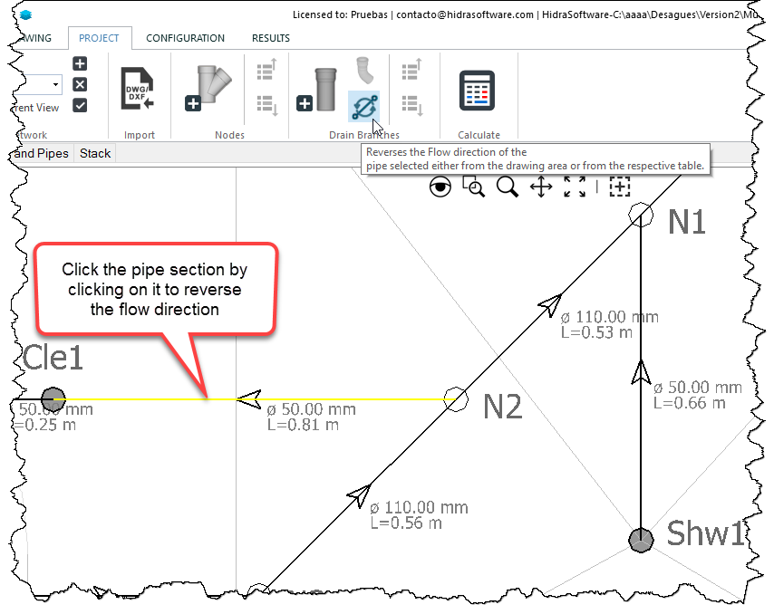 reversing-the-sanitary-pipes-flow-direction-on-the-drawing-area