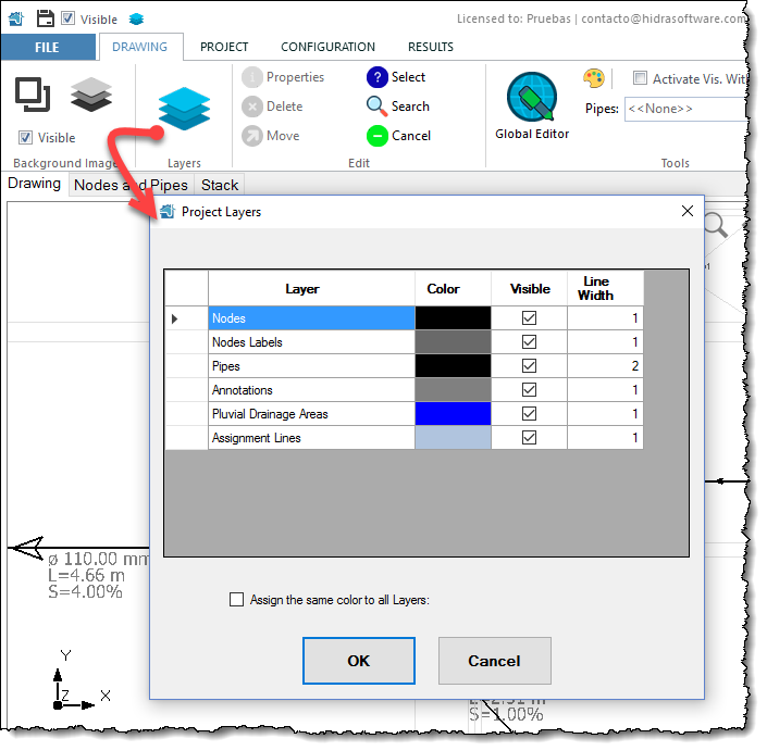 building-drainage-system-project-components-layers