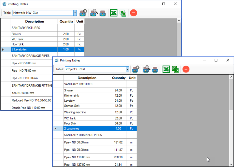 the-user-defined-sanitary-fixture-in-the-bill-of-materials