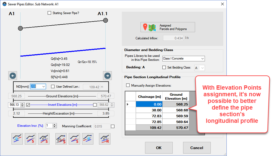 Defining-pipe-section-longitudinal-profile